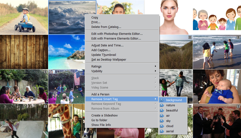 Remove a Smart Tag Remove a Smart Tag