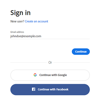 Sign In To Adobe Apps And Website With Your Company Or School Email