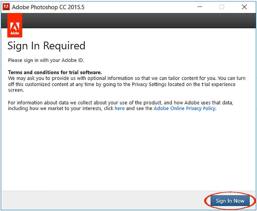 adobe cloud download sign in