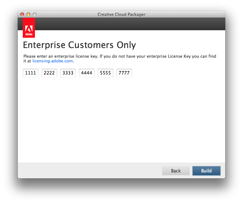 Adobe Creative Cloud license package