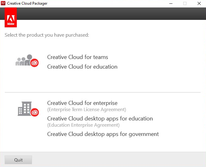 Create Packages Using Creative Cloud Packager