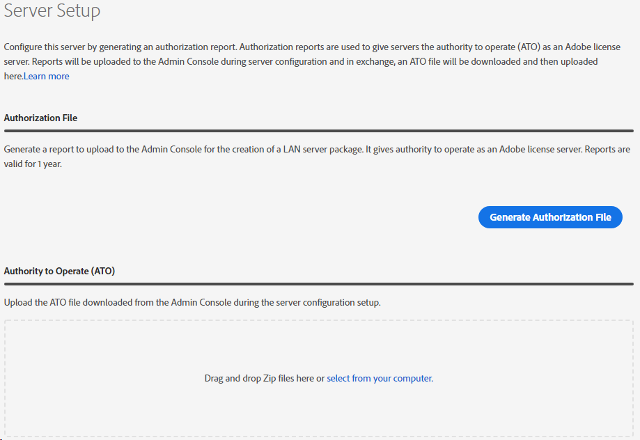 LAN server setup tab