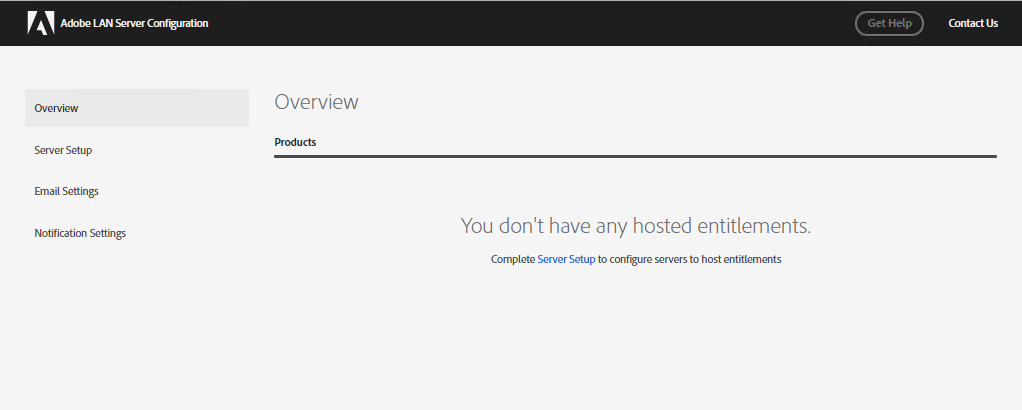 LAN Server Management Console