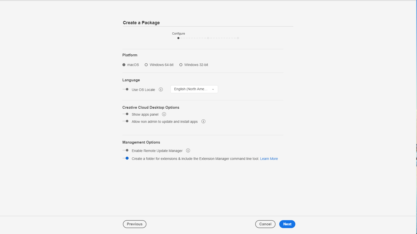 Including extensions in your package