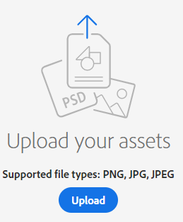 Upload assets Upload assets