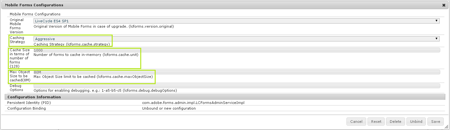 Mobile Forms Configurations Mobile Forms Configurations