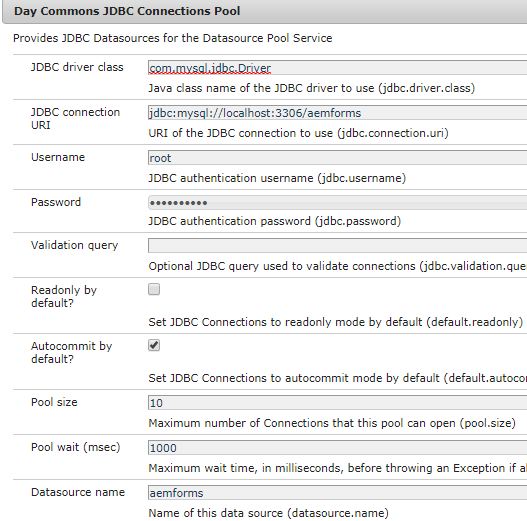 JDBC Connection Pool JDBC Connection Pool