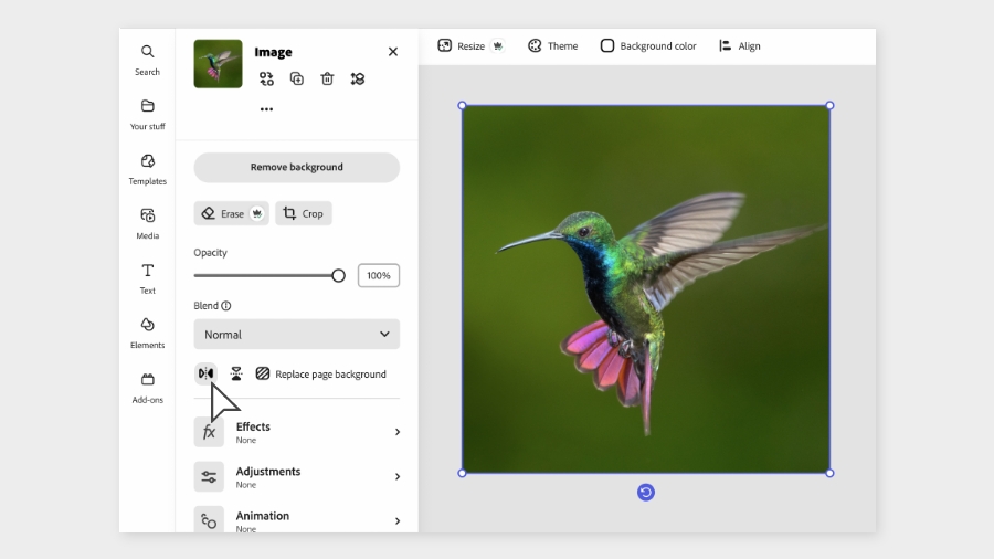 Adobe Learn - Learn Adobe Express How to flip or rotate a photo