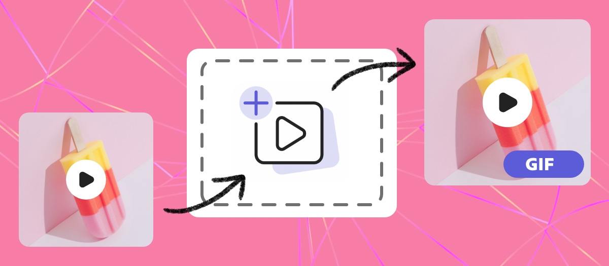 How to make a gif from a video with Adobe Express 