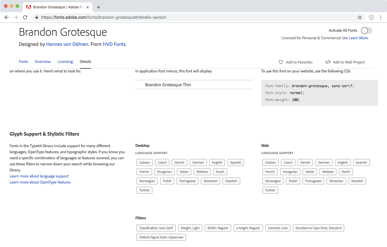 Adobe Fonts User Guide