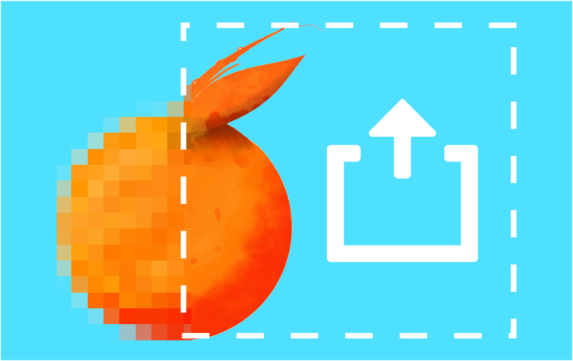 Export high-resolution content for free