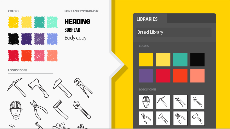 Explore workflows for brand identity design