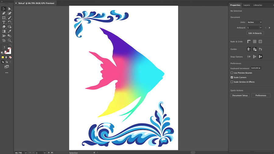 Create greeting cards with Freeform Gradients Adobe Illustrator tutorials