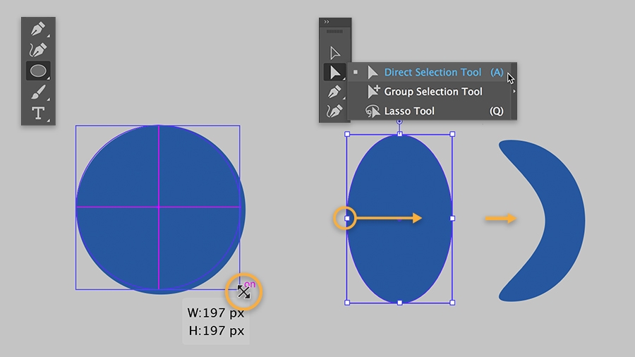 How To Cut Out The Center Of A Circle In Adobe Illustrator - Youtube