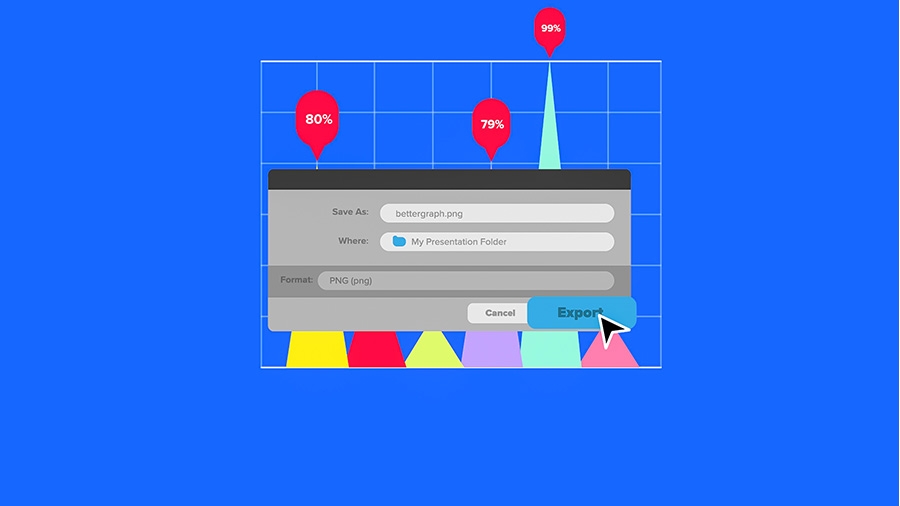 Triangle bar graph is exported to a PNG file with transparent background. Triangle bar graph is exported to a PNG file with transparent background.