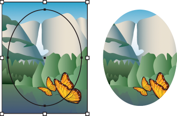 Illustrator でクリッピングマスクを使用および編集する方法