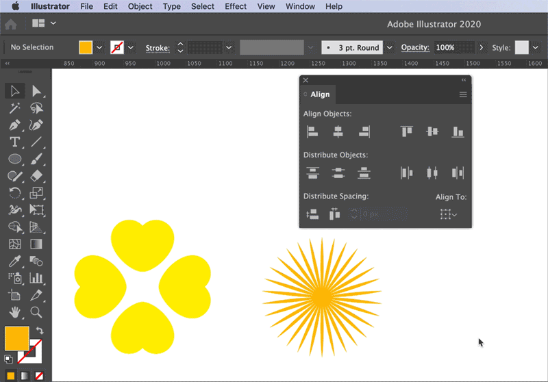 How to make floral design in illustrator 