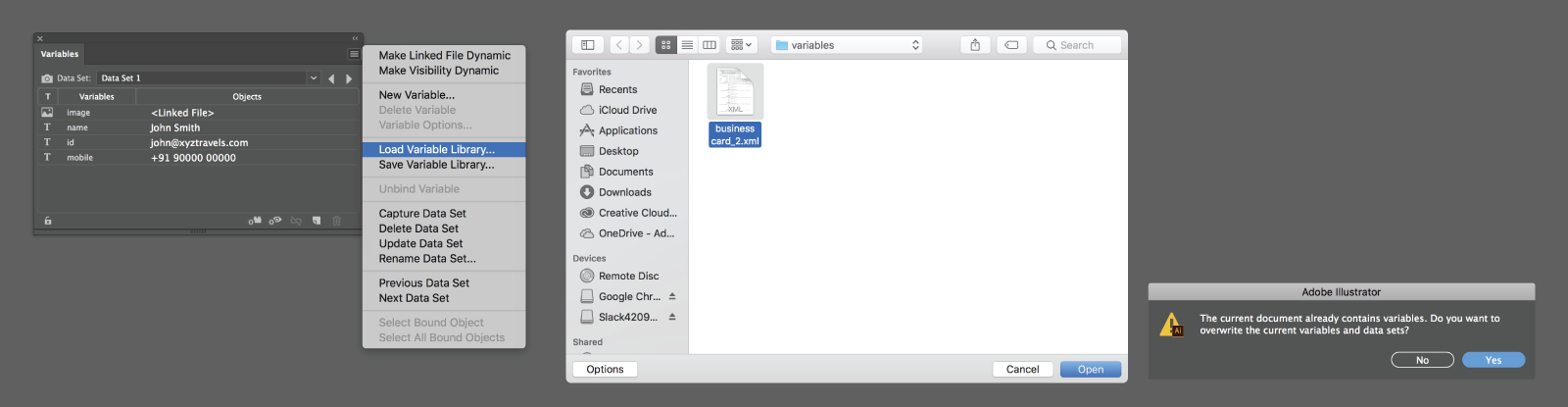 Merge Data To Create Data Driven Graphics Through Templates And Variables In Illustrator