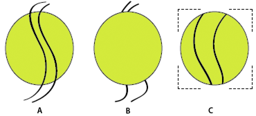 A dotted open rectangle is displayed when an object with Draw Inside mode is active.