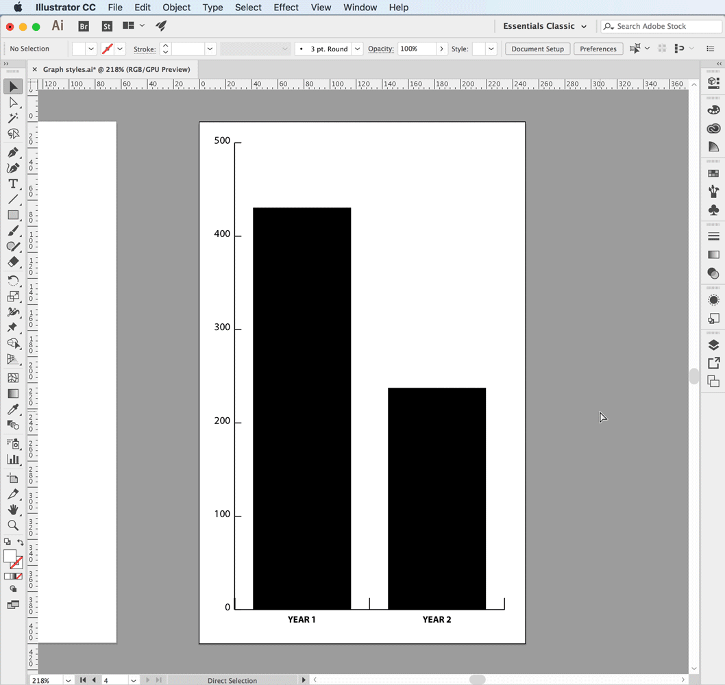 How to create graphs in Illustrator