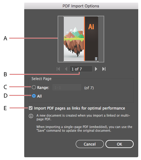 How to import Adobe PDF files in Illustrator