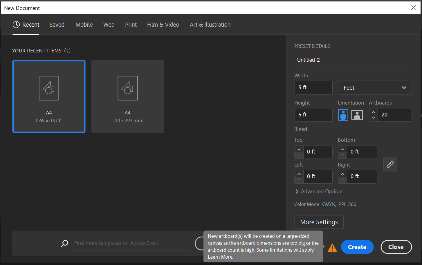 adobe illustrator what size should i download logo