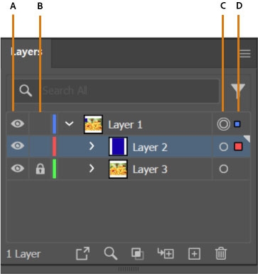 How to use layers in Illustrator