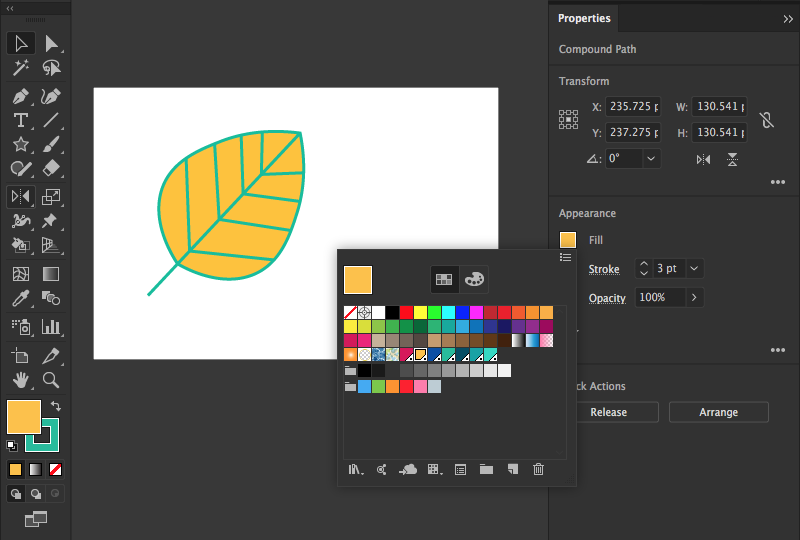 adobe illustrator fill tool youtube