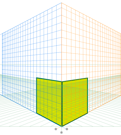 Two faces of a cube