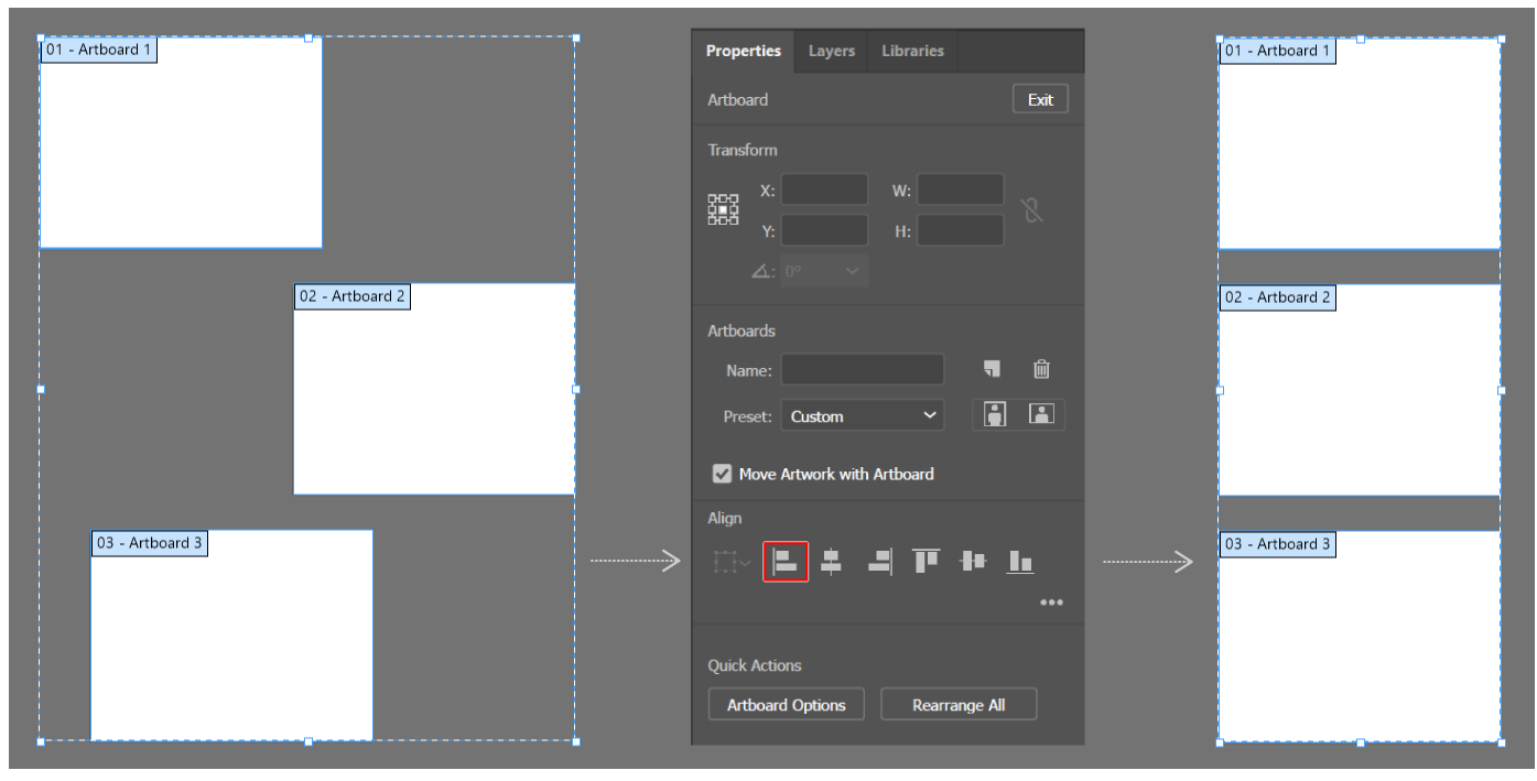 How to set up multiple artboards in Illustrator