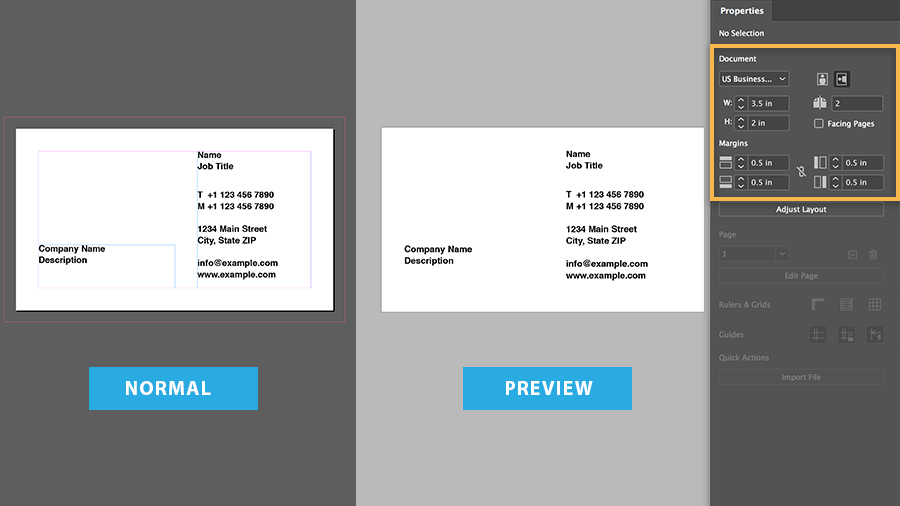 Adobe Business Card Template Collection