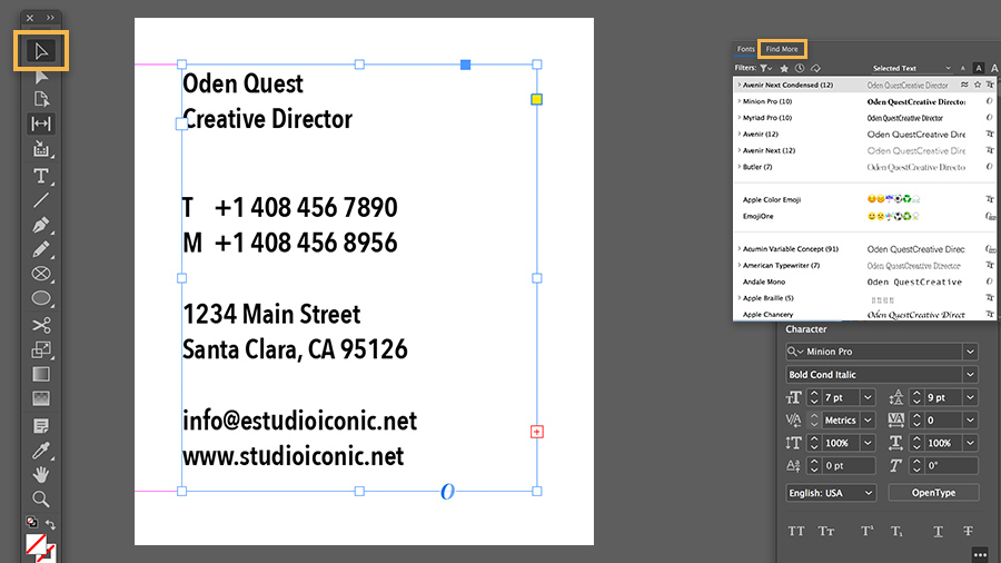 best adobe program for business card design