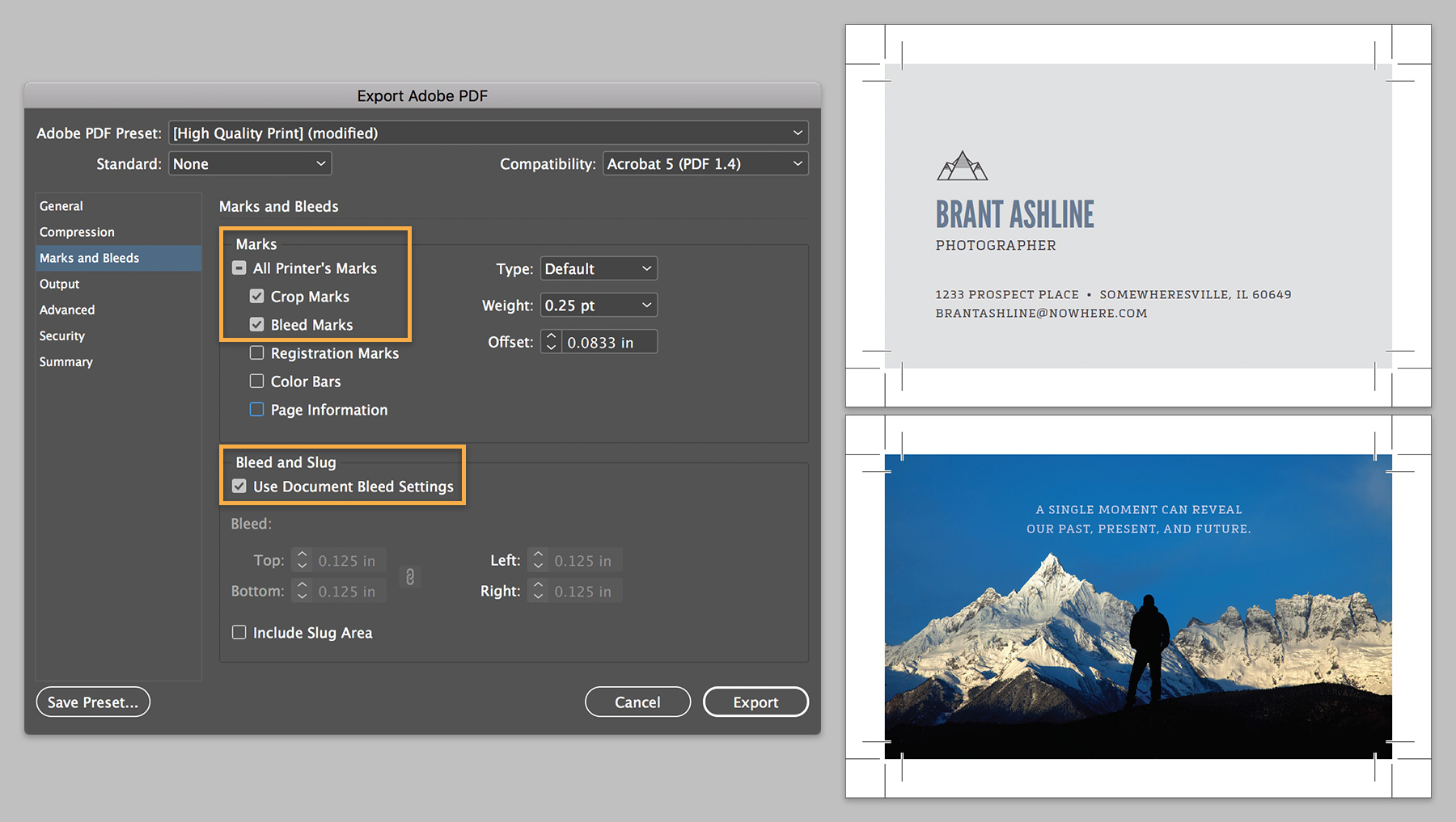 Business card setup | Adobe InDesign tutorials