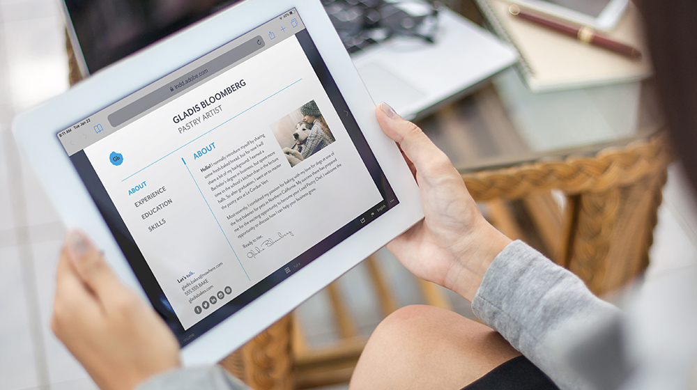 How to create an interactive resume | Adobe InDesign tutorials