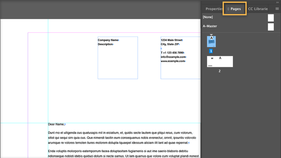 Letterhead Design In Indesign Adobe Indesign Tutorials