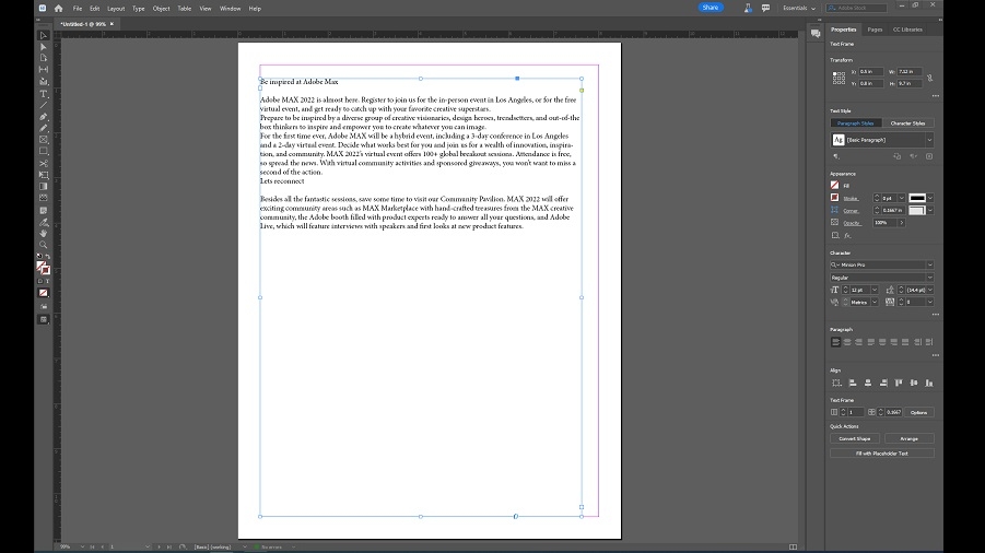 Publish stylized text with Auto Style in InDesign