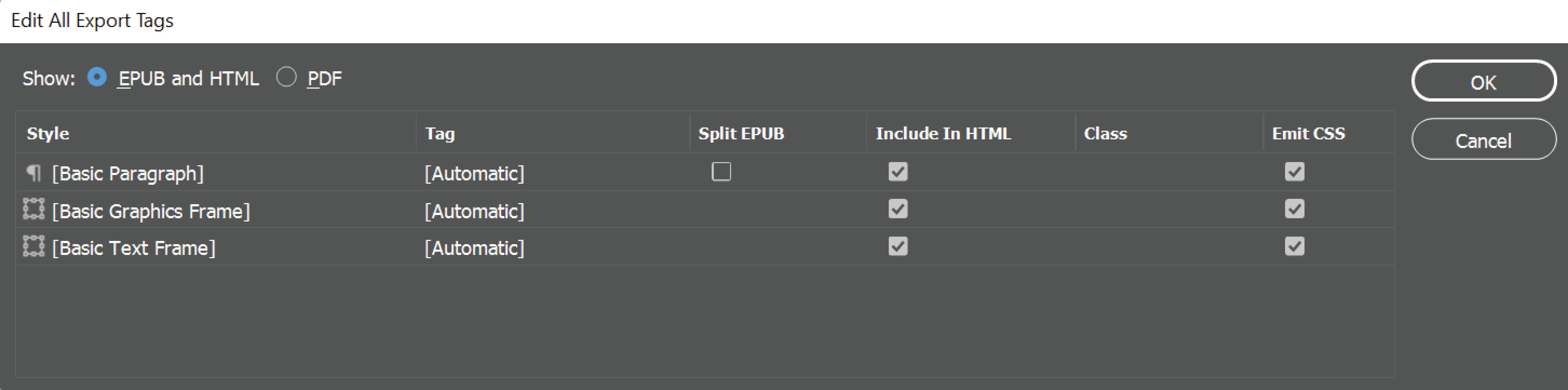 Map, manage, and export text styles