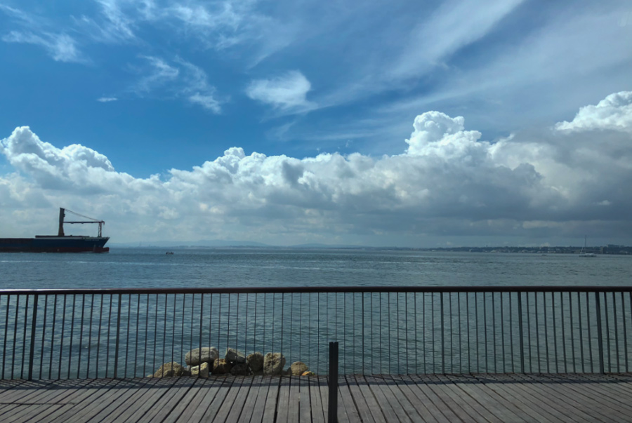 After: Sky is brighter and more details are visible in the clouds. After: Sky is brighter and more details are visible in the clouds.