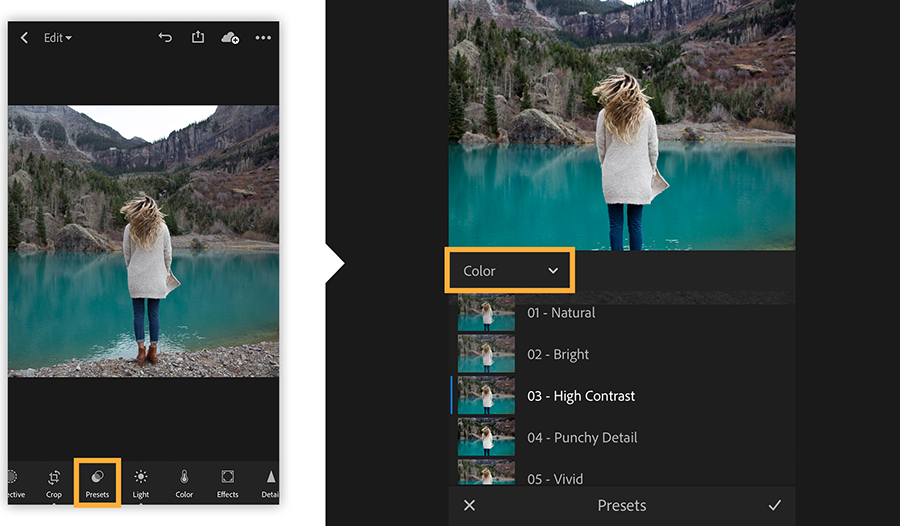 How to edit photos with Lightroom for mobile