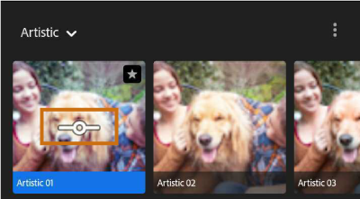 Profile amount slider in Lightroom for Android