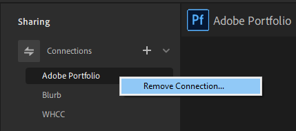 Remove connection
