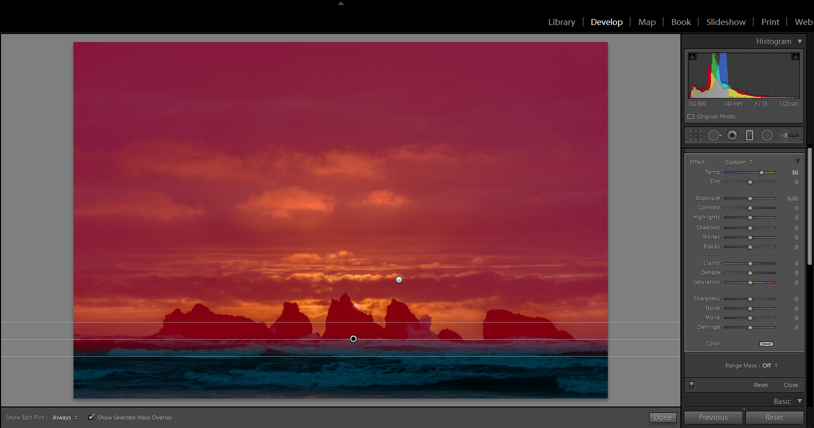 How to apply local adjustments to photos based on color, luminance, and