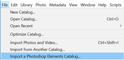 How To Import Photos From Photoshop Elements Other Lightroom Classic Catalogs Or Apps Such As Iphoto In Lightroom Classic