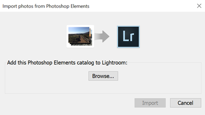 How To Import Photos From Photoshop Elements Other Lightroom Classic Catalogs Or Apps Such As Iphoto In Lightroom Classic