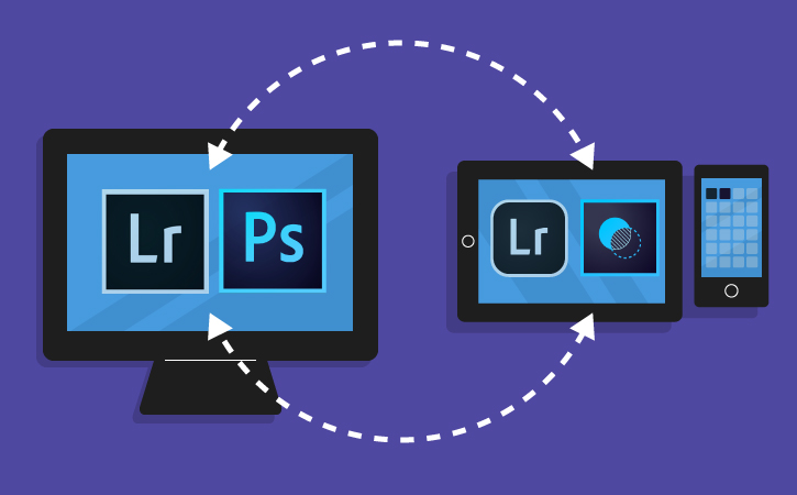 Apps at work in the Creative Cloud Photography plan Apps at work in the Creative Cloud Photography plan