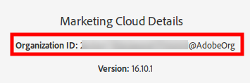 Experience Cloud organization ID