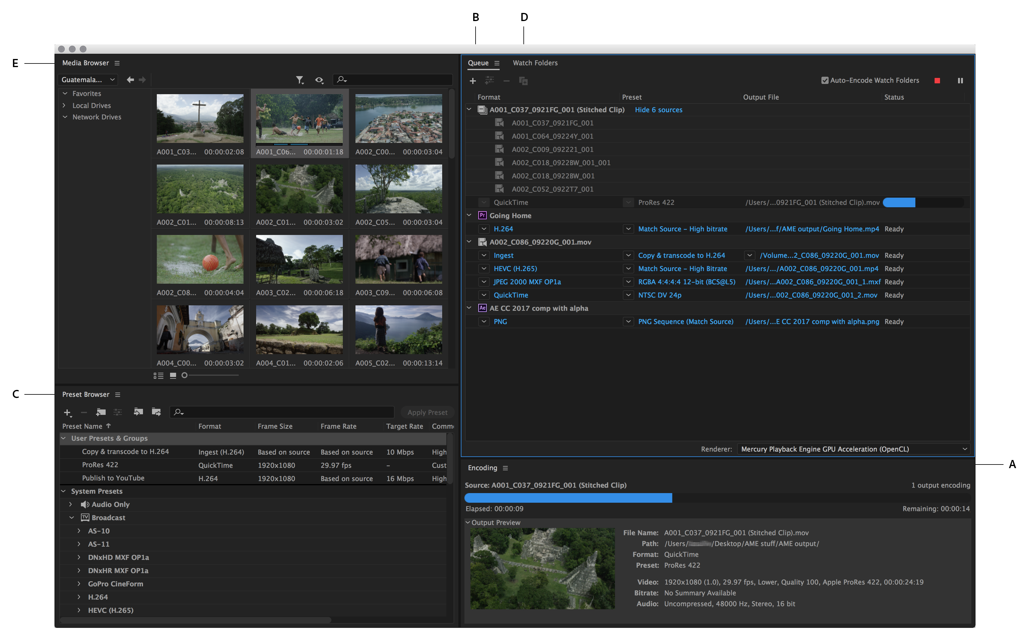 Learn About Get Started Using Adobe Media Encoder