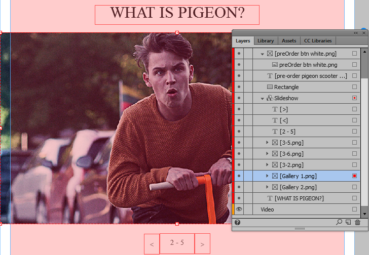 Click to show or hide objects