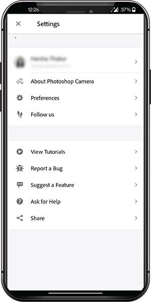 Settings app Settings app