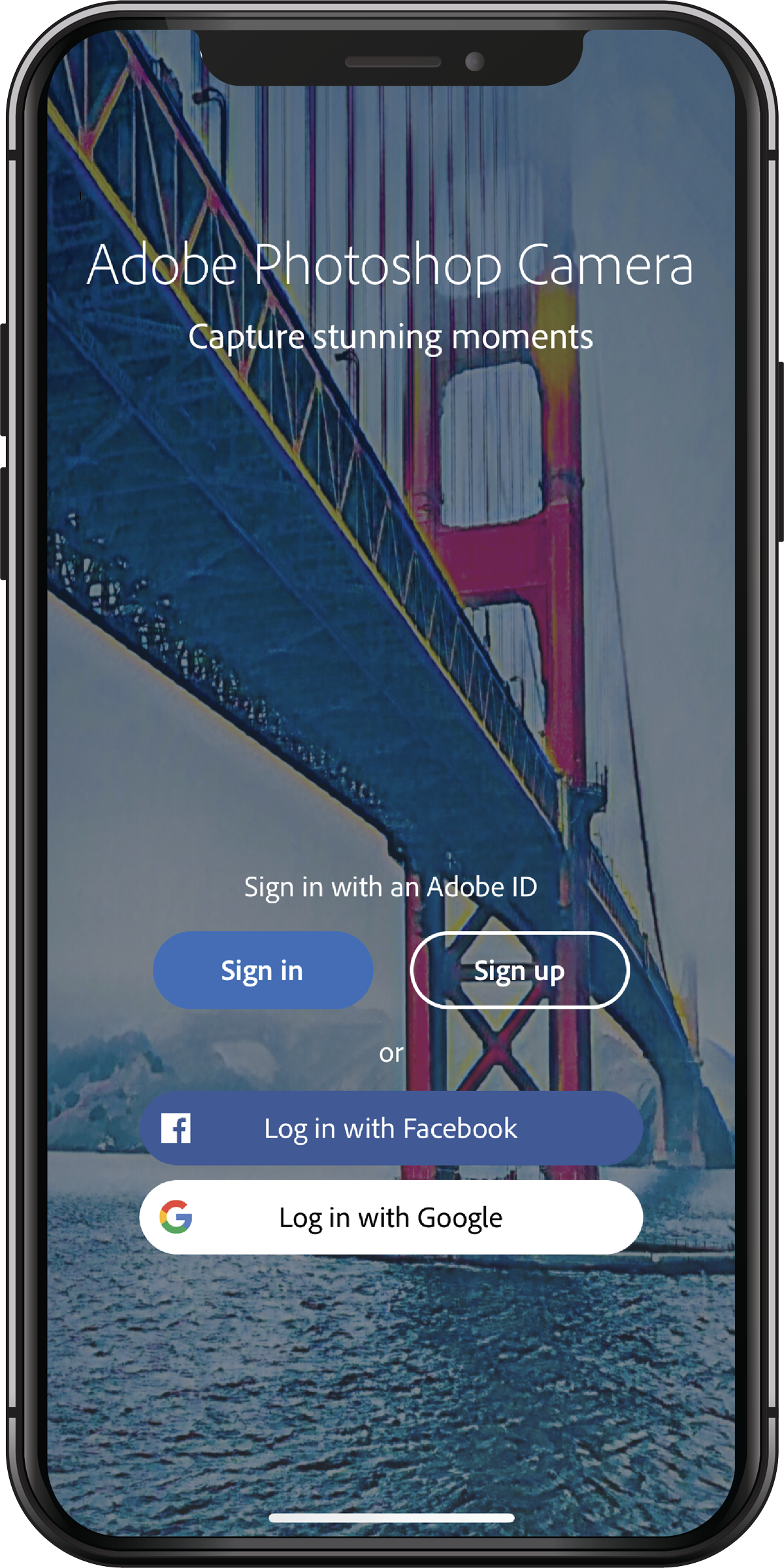 Learn how to sign in to Photoshop Camera Learn how to sign in to Photoshop Camera